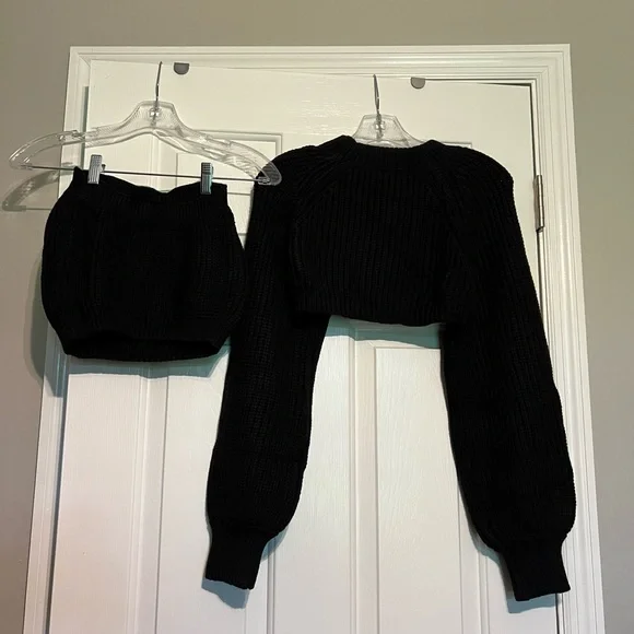 SHEIN Black and Blue Shrug with Butterfly Accents. New, never worn, no tags. - Picture 2 of 10